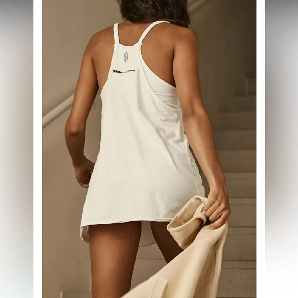 FP Hot Shot Mini Dress White Medium - Picture 2 of 8